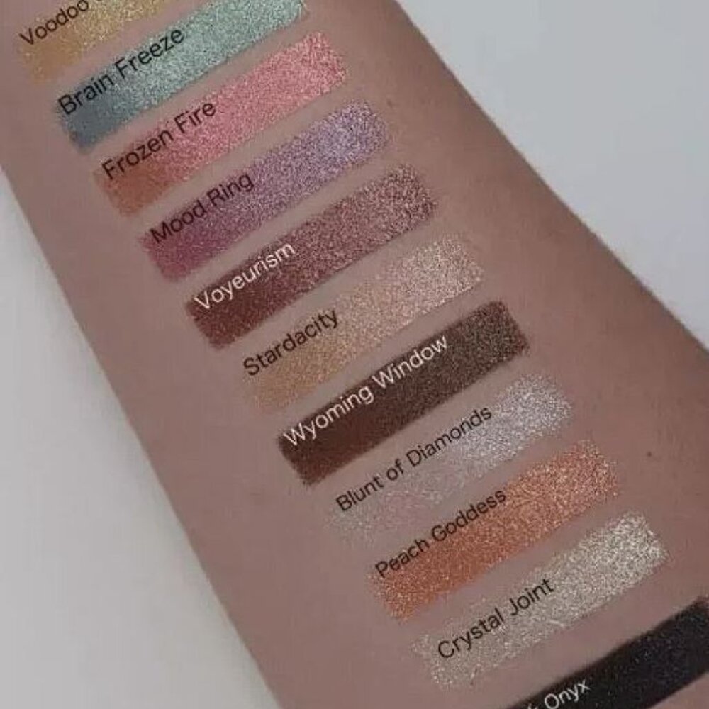 🚨🔥JEFFREE STAR EYE GLOSS POWDER | BLUNT DIAMONDS Icy white with silver shimmer - Picture 3 of 6